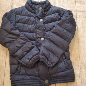 Hanna Andersson navy quilted spring jackets sz 5 & 6-7